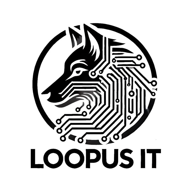 Mittel (loopus_it_logo_inverted) Loopus IT